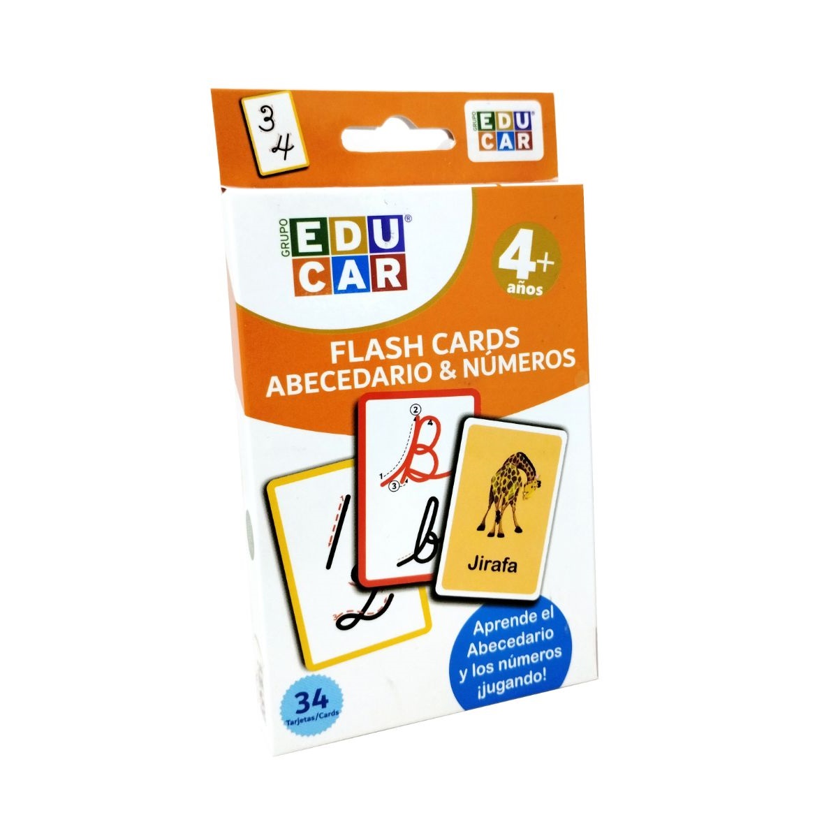 Flash Cards Abecedario-Numeros (Trazos)